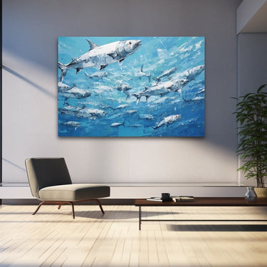 Painting of Fish in Water